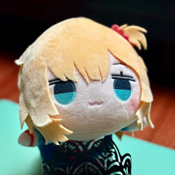 NWT Furyu Hololive BIG lying down plushie Set: Nekomata Okayu & Akai Haato - Picture 3 of 7